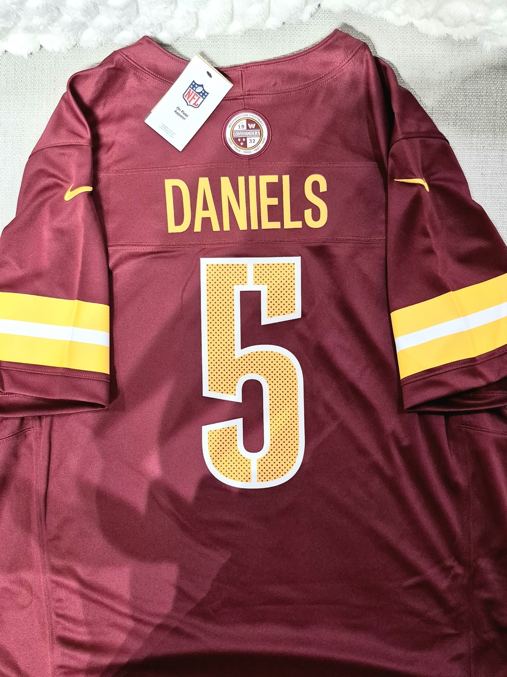 NWT Nike Jayden Daniels Washington Commanders Vapor F.U.S.E. Limited Jersey 2XL